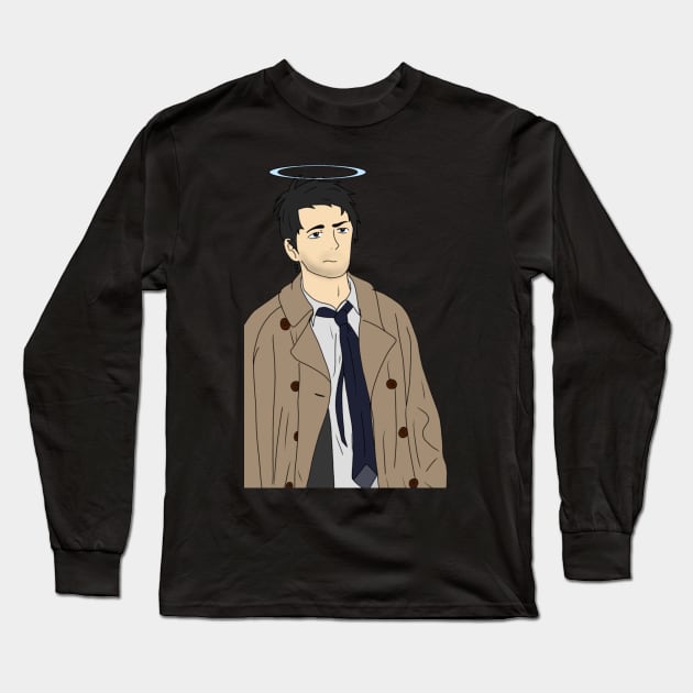 Castiel is Not Impressed Long Sleeve T-Shirt by Not Like The Otters